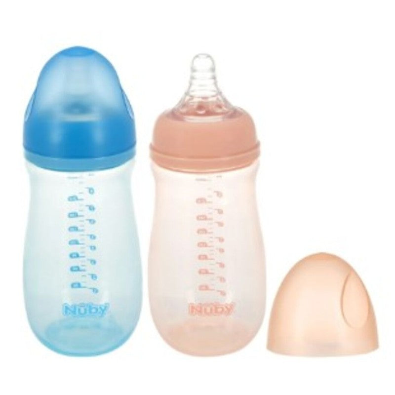 Mamadera Boca Ancha x 330 ml Boquilla + Chupete