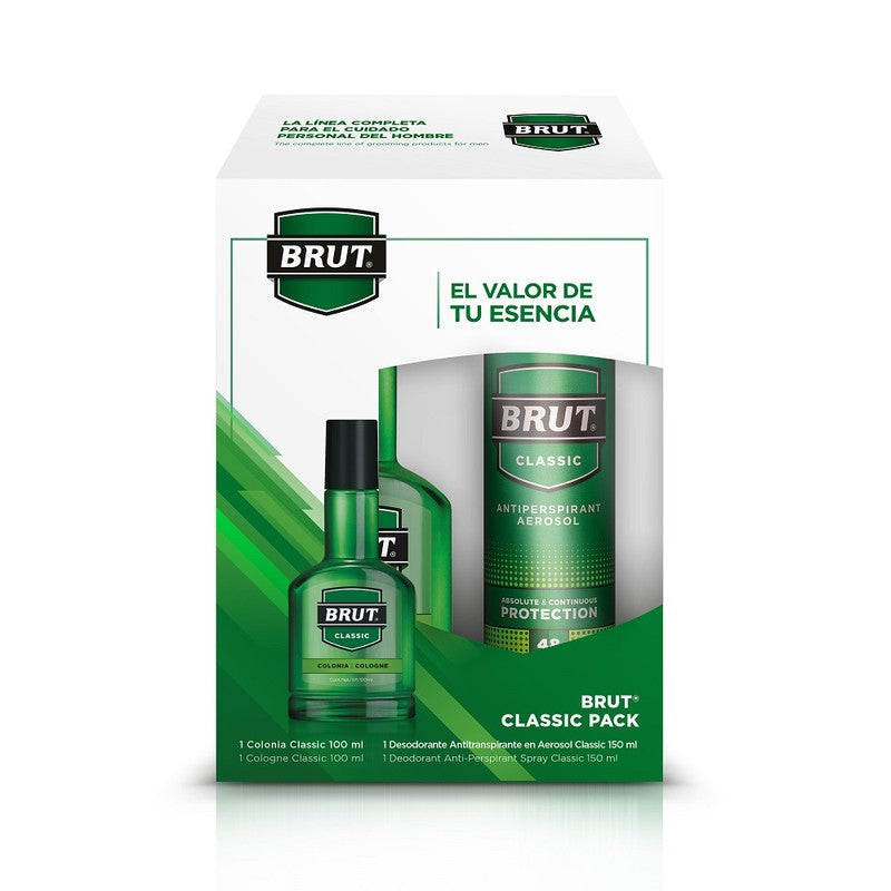 Brut Colonia 100 ml+ After Shave 100 ml Estuche