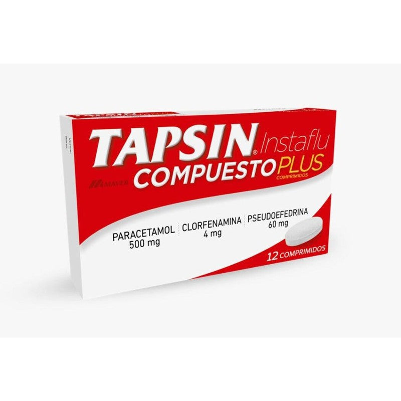Tapsin Instaflu Comprimidos Plus x 12