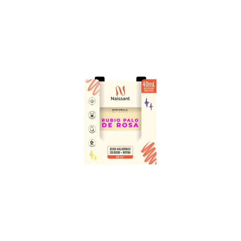 Naissant Mascarilla Matizante Rojo Fuego Sachet x 40 Gr