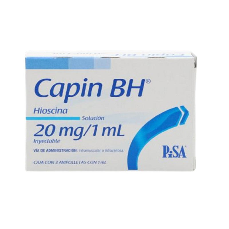 Capin Bh Amp 20 mg/1 ml x 3 (Escopolamina)
