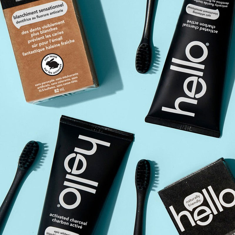 Hello Cepillo Dental Carbon x 1 (Cepillos Dentales Adulto)