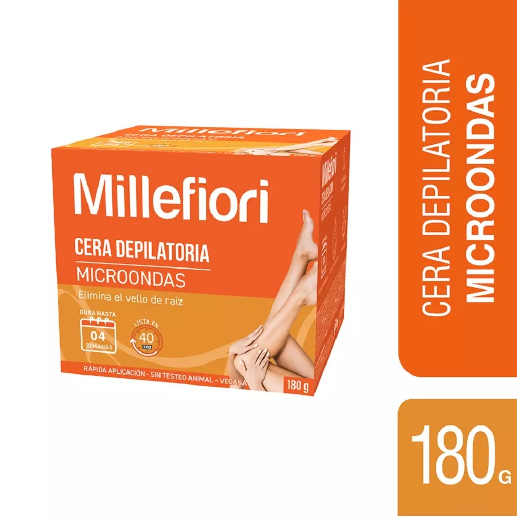 Millefiori Cera Microondas Care x 180 Gr (Depilacion Afeitado Y Maquinas)