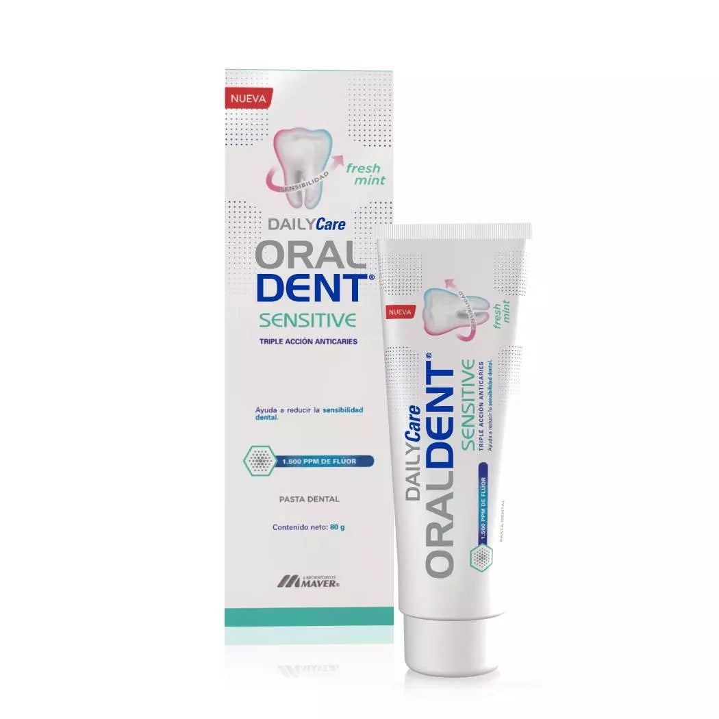 Oraldent Pasta White 80 Gr (Crema Dental Adulto)