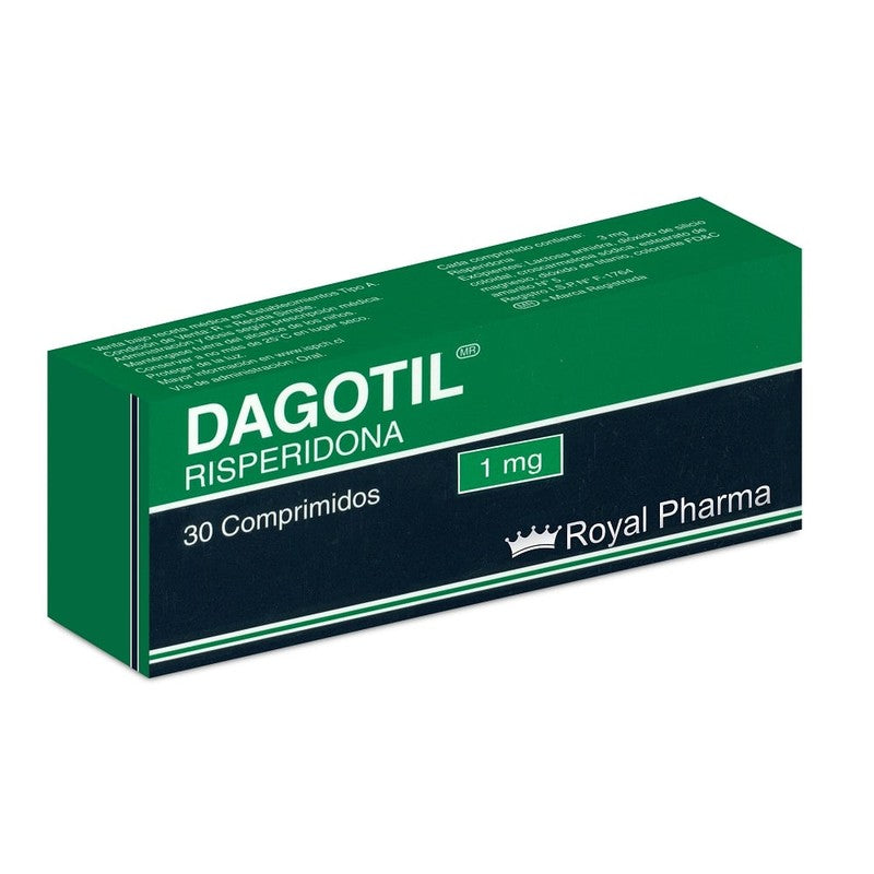 Dagotil Comprimidos 1 mg x 30 (Risperidona)