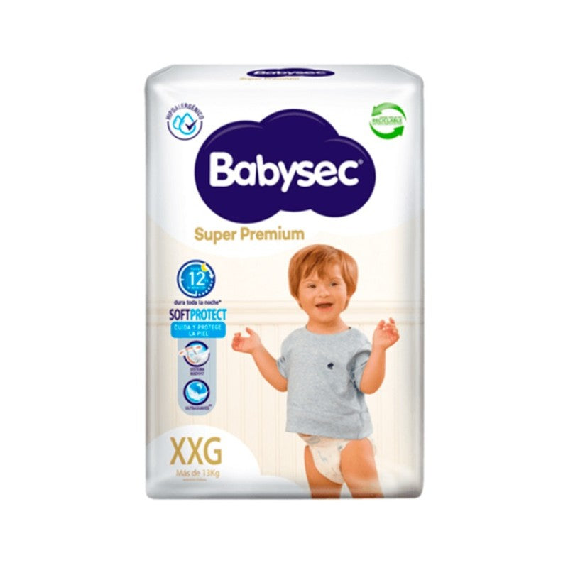 Babysec Super Premium Xxg Panal x 14 (Pañal Infantil)