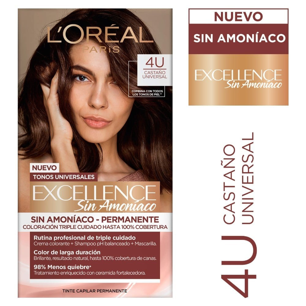 Excellence Sin Amoniaco N 4 Castaño (Coloracion)