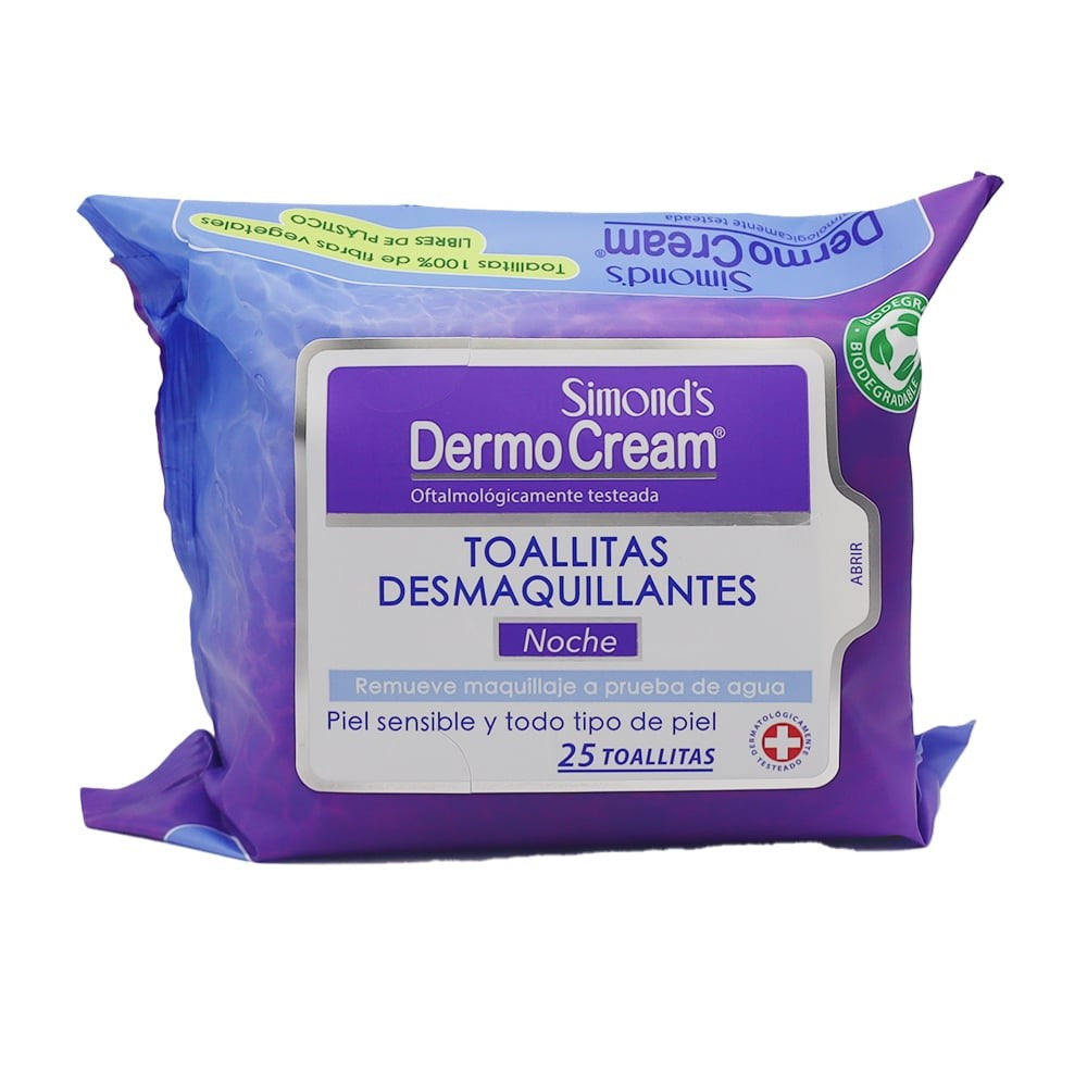 Dermocream Toallitas Desmaq Noche x 25 Unidades