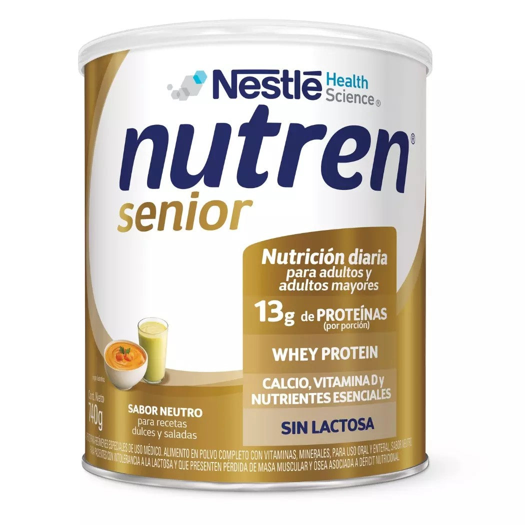 Nutren Senior Polvo Neutro Sinlactosa X740 Gr