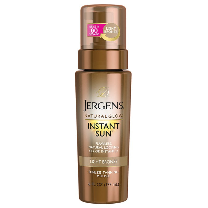 Jergens Autobronceante Instant Sun Lighit Mousse T.Medio x 177 ml