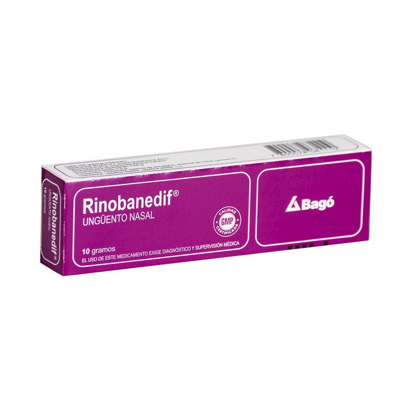 Rinobanedif Ungüento Nas x 10 Gr (Antazol/Bacitr/Neomica/Xilometazolina)