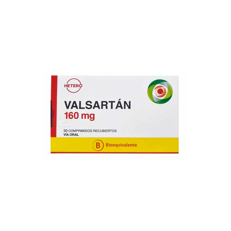 Valsartan 160 mg Comprimidos Rec x 30 Seven Ph