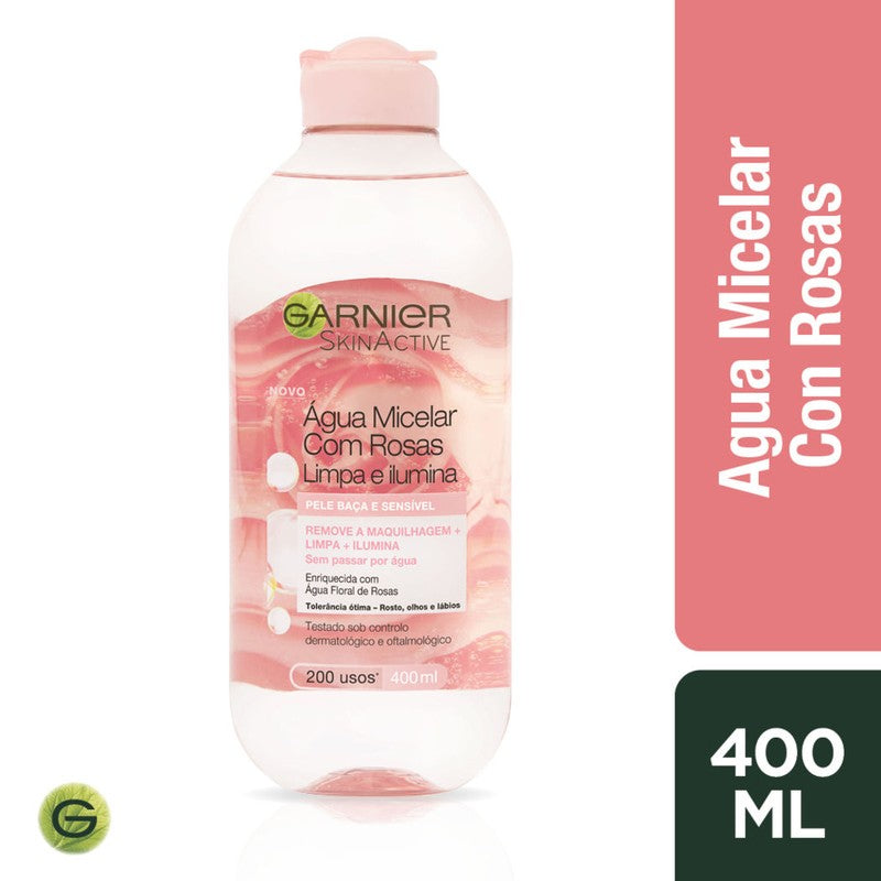 Garnier Agua Micelar Rosa x 400 ml + Agua Micelar Oleo x 100 ml
