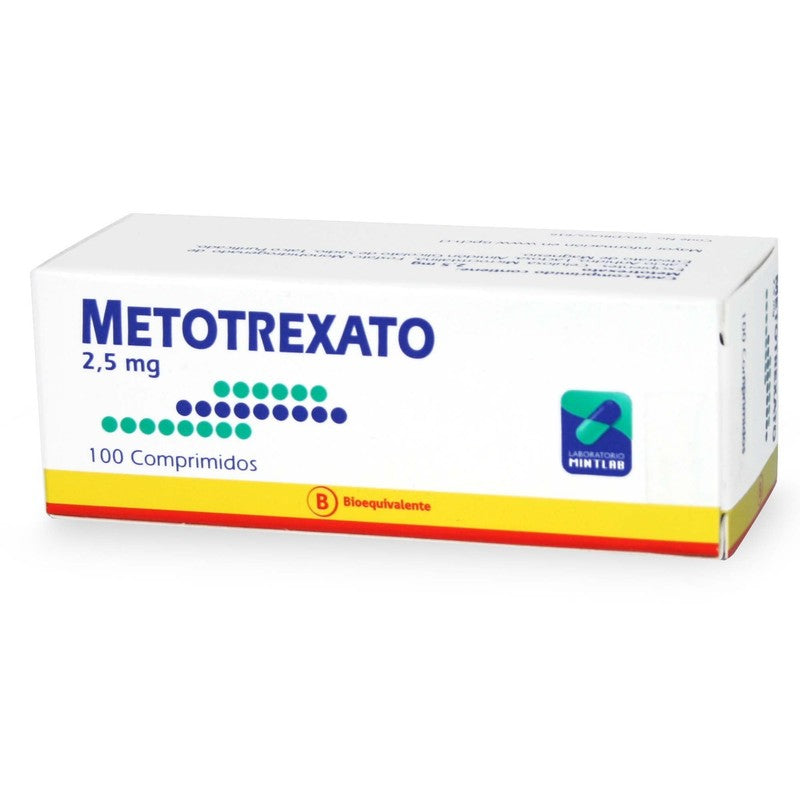 Metotrexato Comprimidos 2,5 mg x 100 Unidades Vitafarma