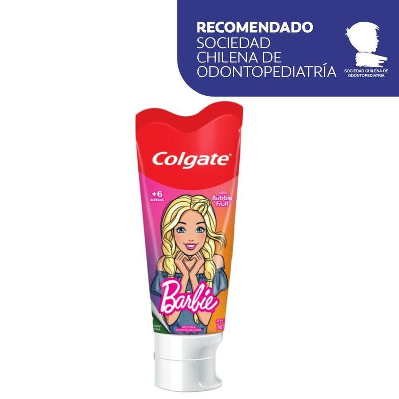 Colgate Crema Barbie x 100 Gr (Crema Dental Infantil)