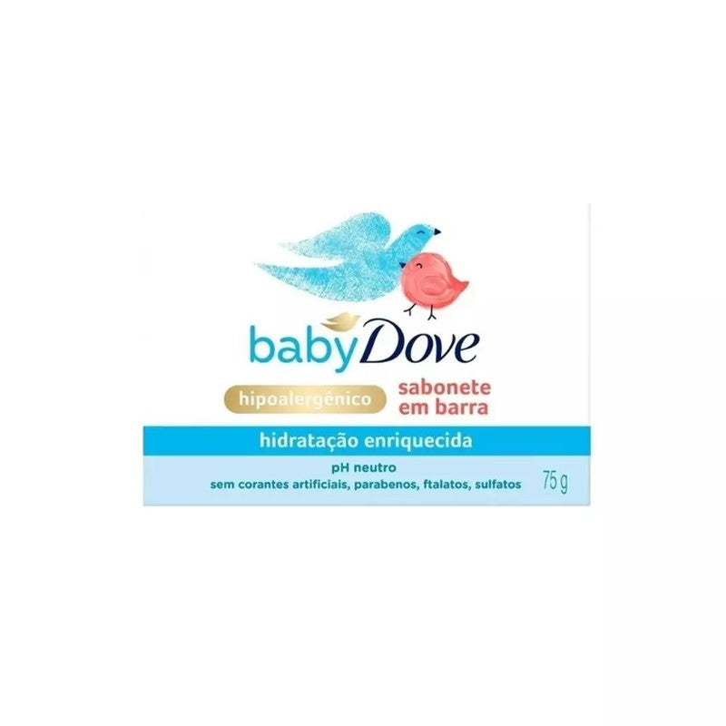 Dove Baby Jabon Barra Rich Moisture x 90 Gr