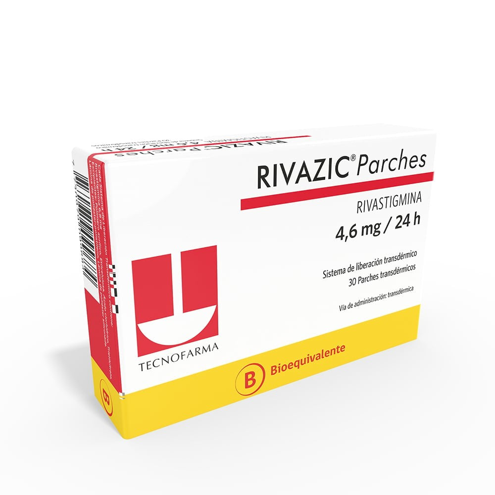 Rivazic Parches 4,6mg/24H x 30 (Rivastigmina)