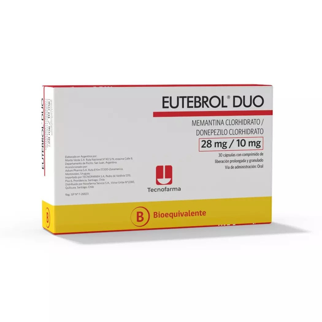 Eutebrol Duo Cápsulas 28mg/10mg x 30