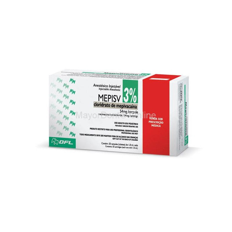 Mepisv Amp 3%/1,8 ml x 50 (Mepivacaina)