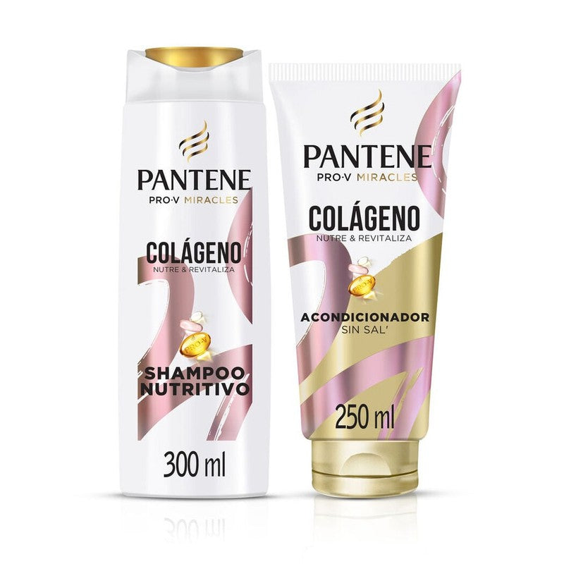 Pantene Pack Colageno Shampoo x 300 ml + Balsamo x 250 ml