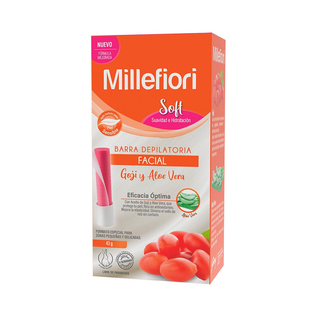 Millefiori Barra Depil Facial Soft 43 G