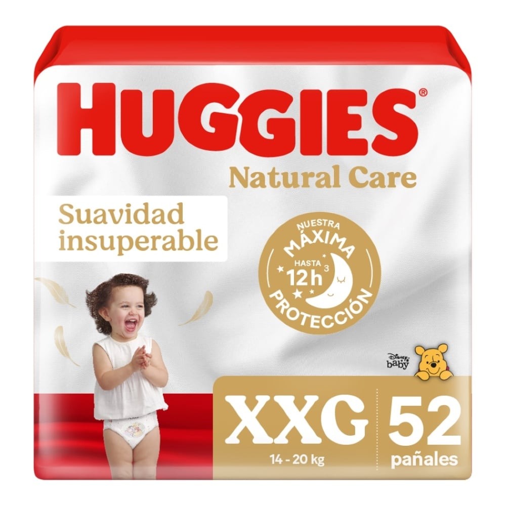 Huggies Natural Care Xxg x 52 Unidades