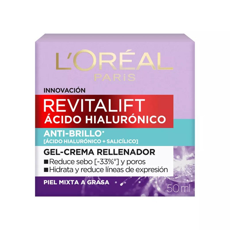 Loreal Revitalift Gel Cream Acido Hialuronico Mixta A Grasa x 50 ml (Cuidado Facial)