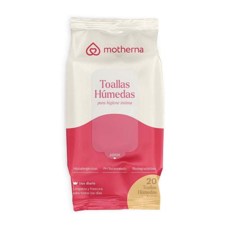 Toallas Humedas Intimas x 20 Motherna (Proteccion Femenina)
