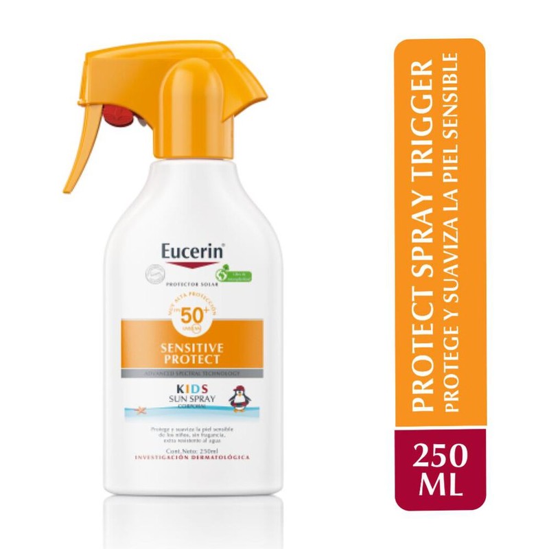 Eucerin Sun Kids Fps 50+ Solución Spray x 200 ml