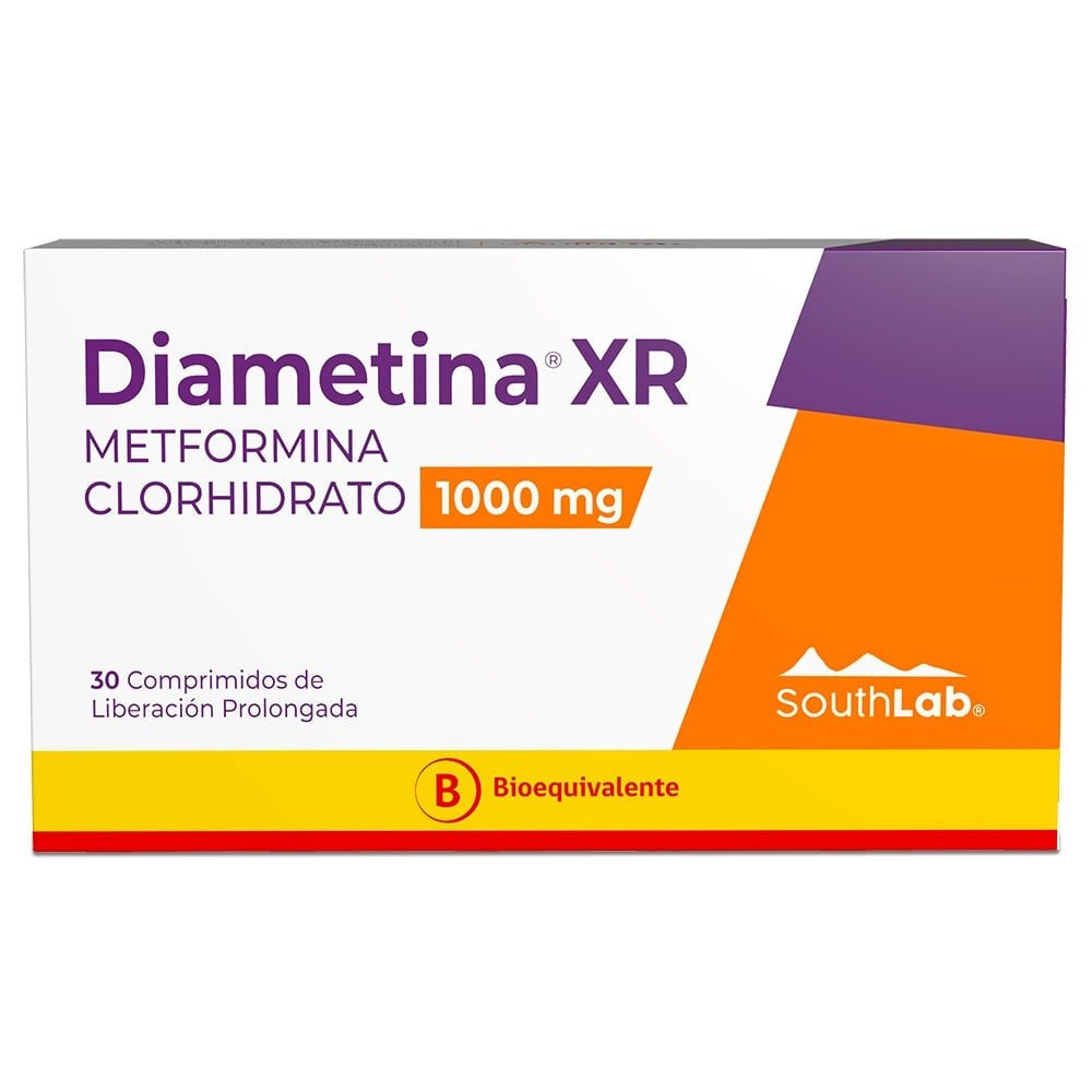 Diametina Comprimidos Xr 1000 mg x 30 (Metformina)