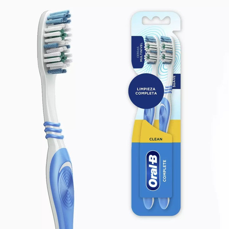 Oral B Cepillo Complete Medio x 2 Unidades