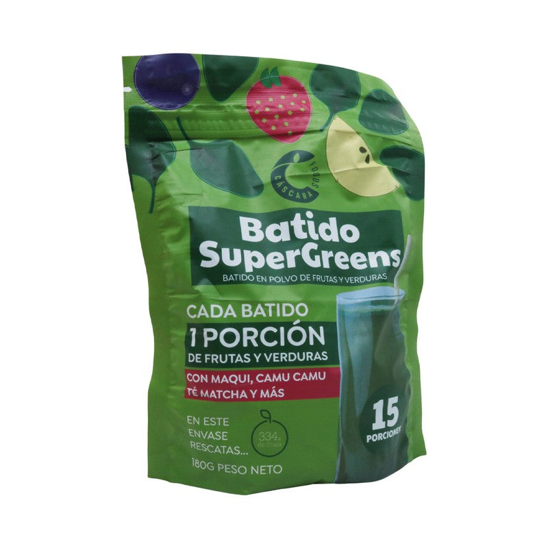 Batido Supergreens Maqui Camu Te Matcha Piña Polvo x 180G