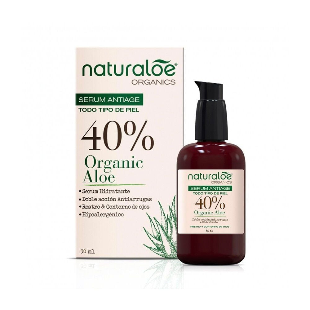 Naturaloe Organics Serum Antiage 40% Aloe x 30 ml (Cuidado Facial)