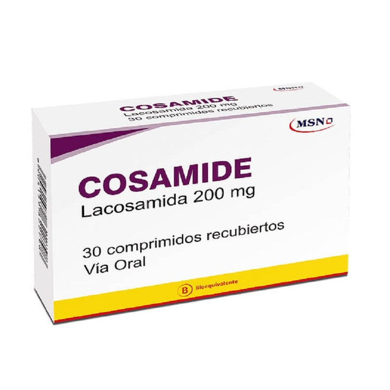 Lacosamida 200 mg x 30 Comprimidos Rec