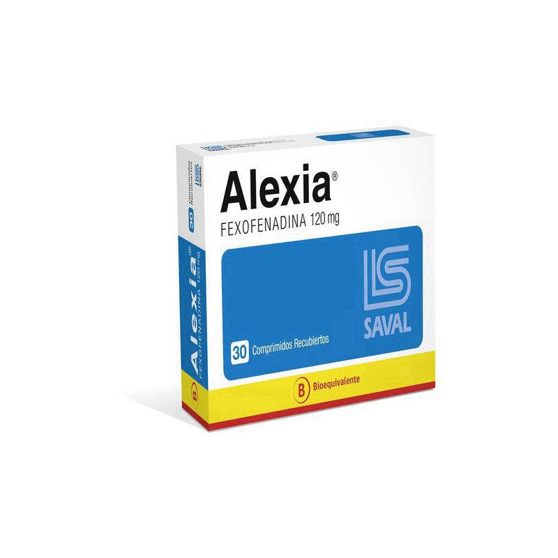 Alexia Comprimidos 120 mg x 30 (Fexofenadina)