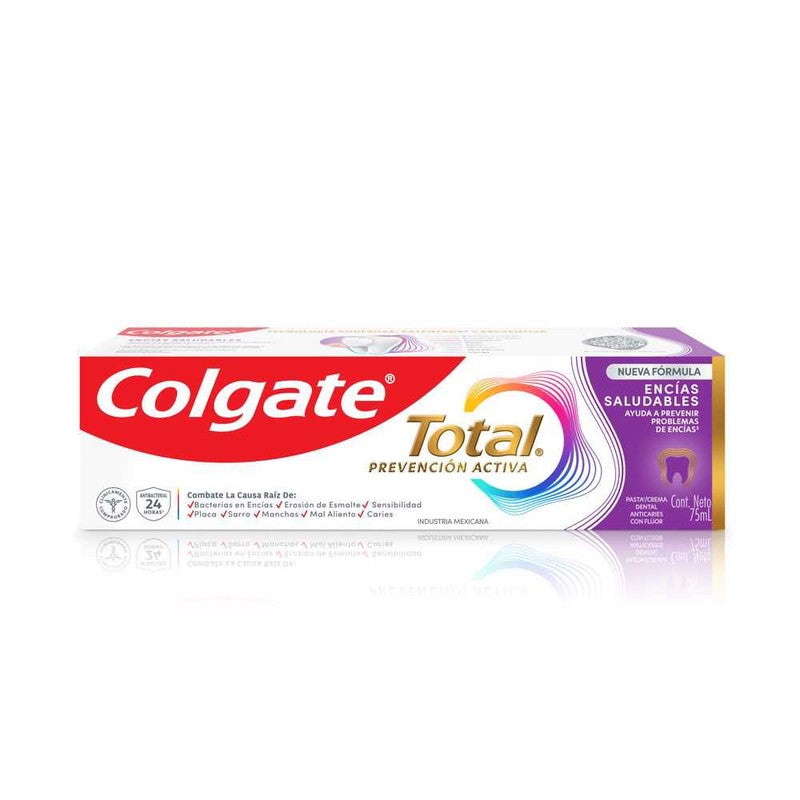 Colgate Crema Dental Total 12 Encias Reforzada x 75 ml (Crema Dental Adulto)