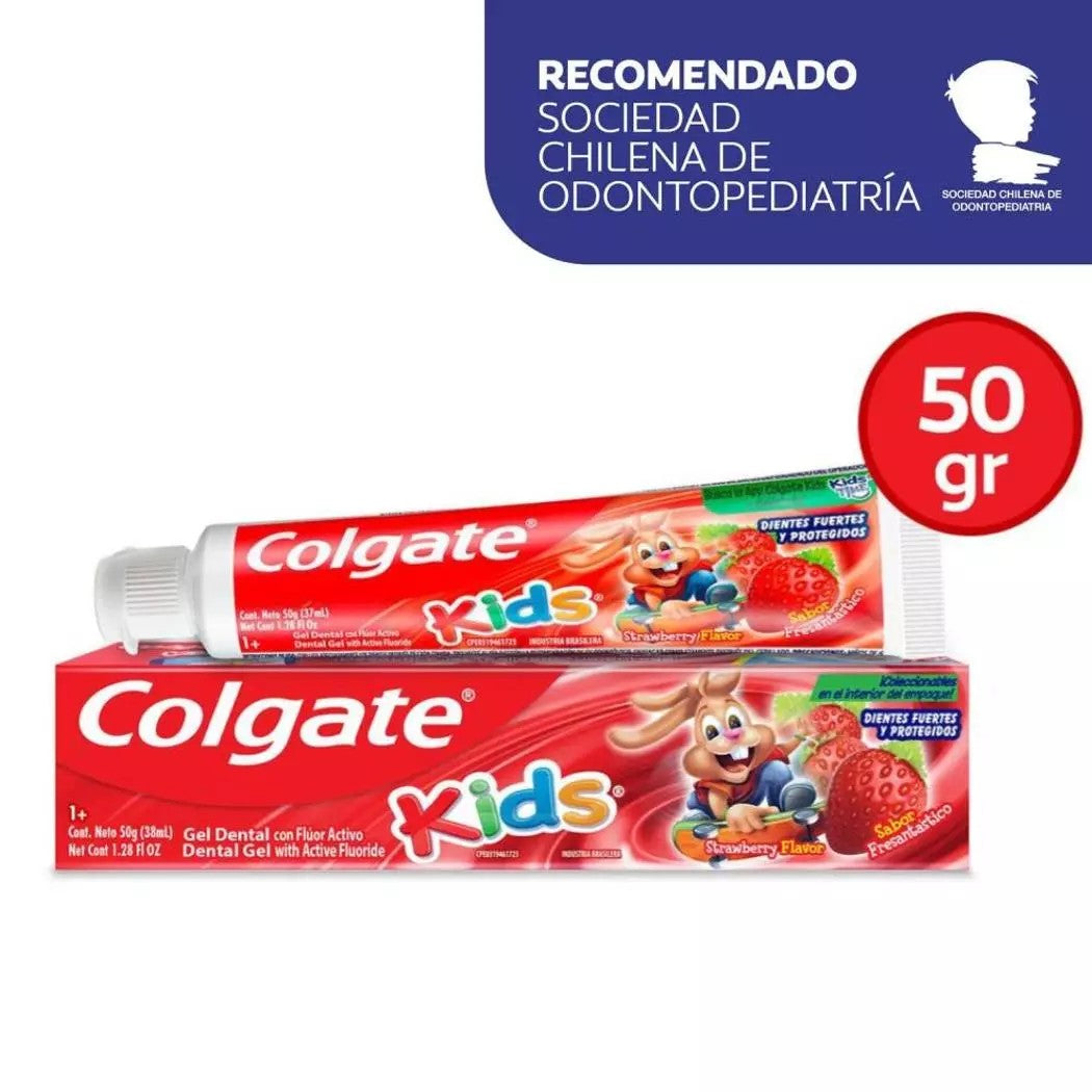 Colgate Kids Frutilla Crema Dental x 50 Gr (Crema Dental Infantil)