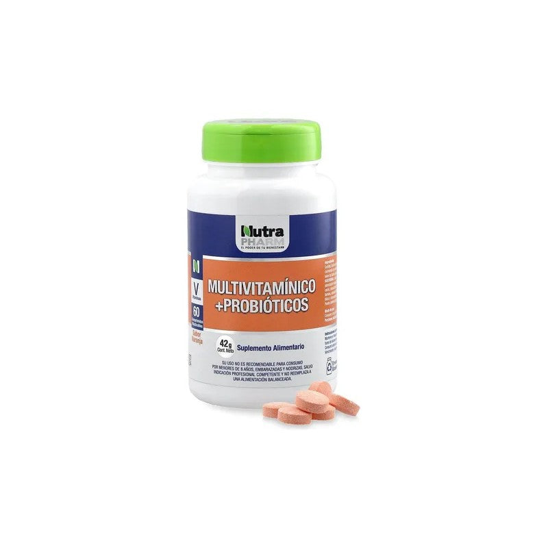 Multivitaminico + Probio Premi Comprimidos x 60 Nutrapharm (Vitaminas Y Suplementos)