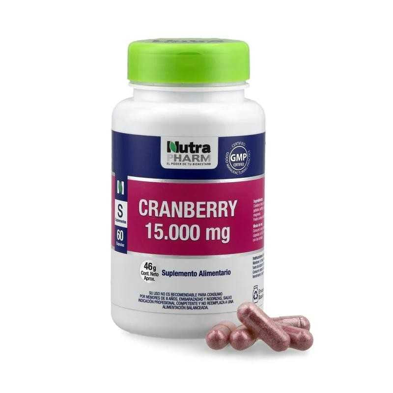 Cranberry Cápsulas x 60 Nutrapharm (Cranberries/Uva Ursi)