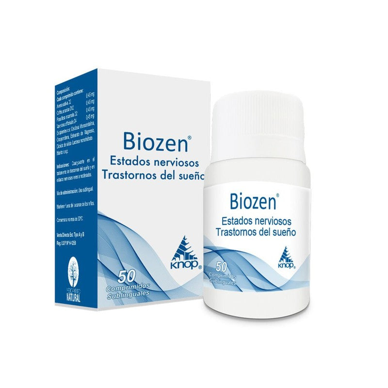 Biozen Comprimidos x 50 Knop (Pasiflora)