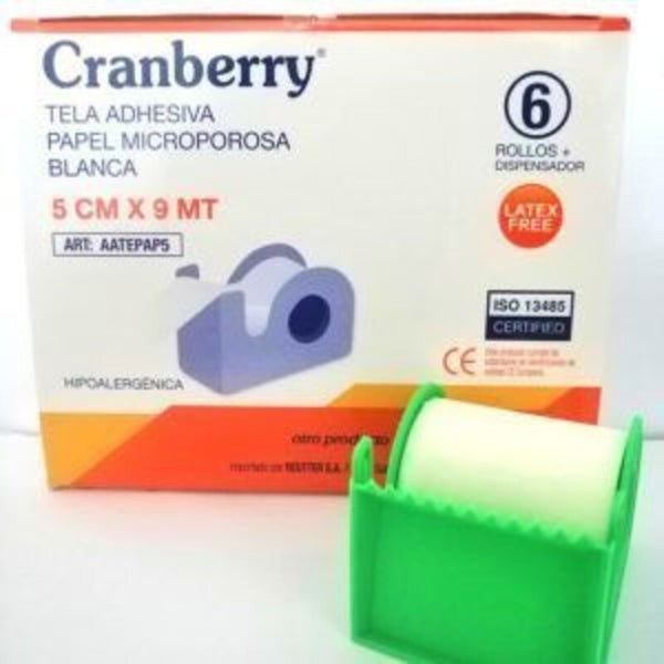 Micropore Sin Dispersables 2,5 x 9,1 Metros x 12 Unidades