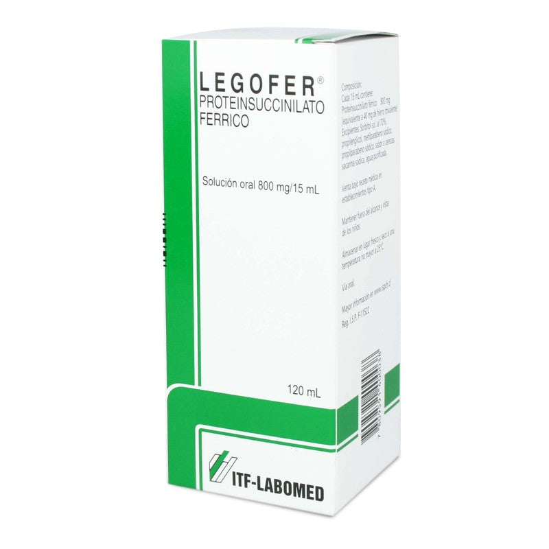 Legofer Jarabe x 120 ml (Proteinsuccilinato De Hierro)