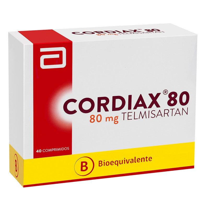 Cordiax Comprimidos 80 mg x 40 (Telmisartan)