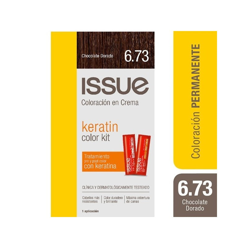 Issue Tintura Permanente Sobre 6.73 Chocolate Dorado