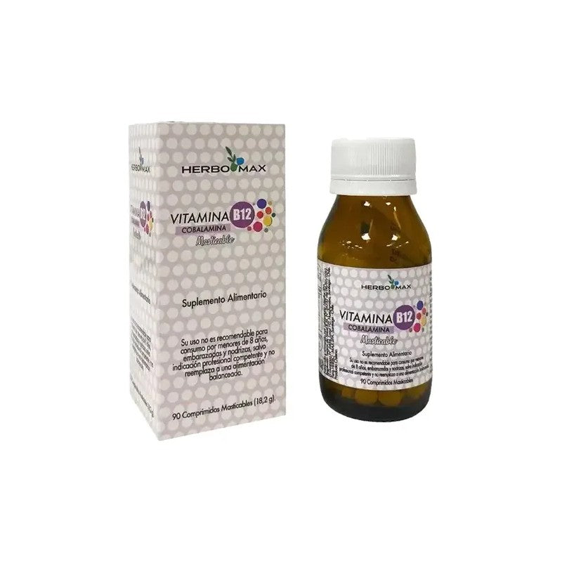 Vitalveg Vitamina B12 Comprimidos Mas x 90 Herbomax