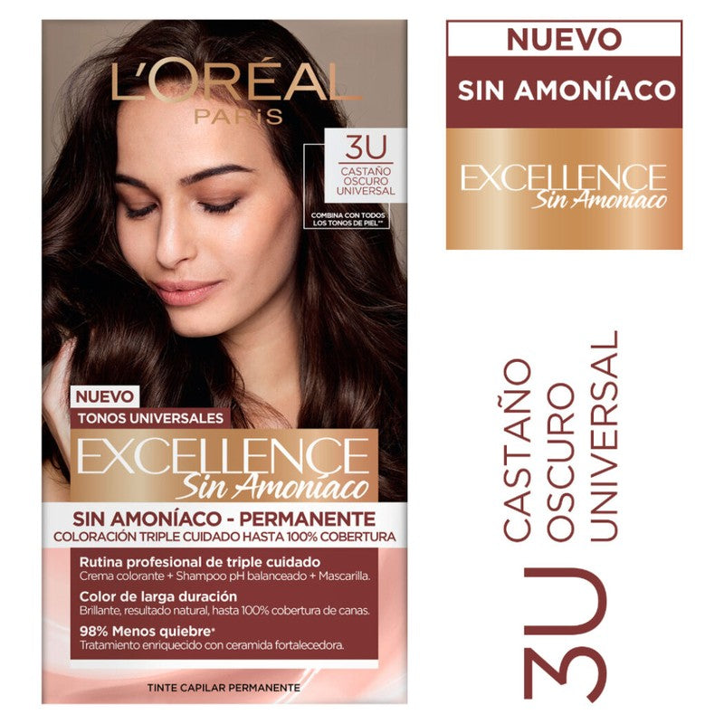 Excellence Sin Amoniaco N 3 Castaño Oscuro