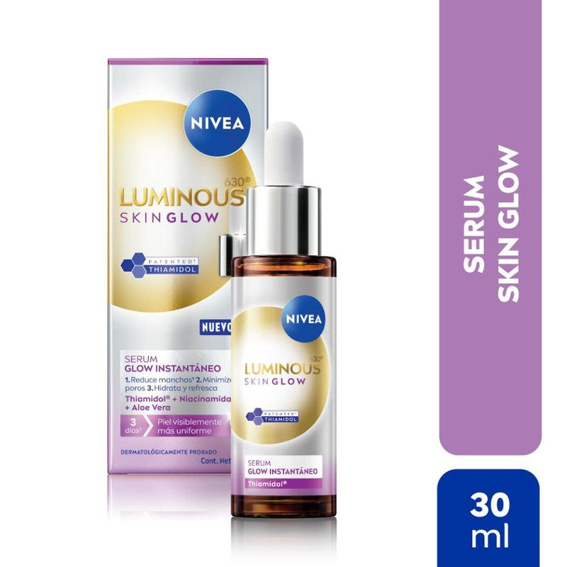 Nivea Luminous Skin Glow Serum x 30 ml + Skin Glow Tonico Exfoliante x 100 ml