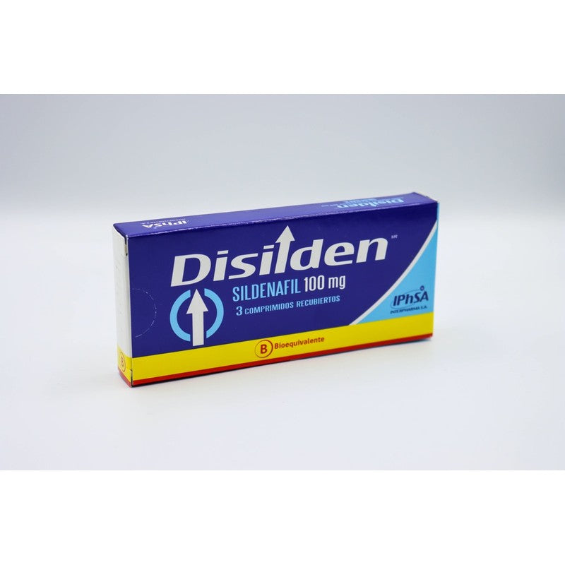 Disilden Comprimidos 100 mg x 3 (Sildenafil)