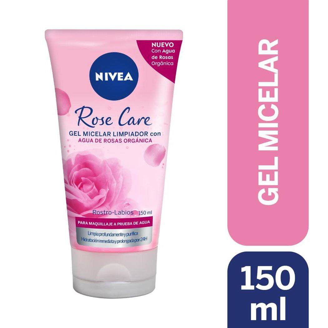 Nivea Rose Gel Micelar Agua De Rosas x 150 ml