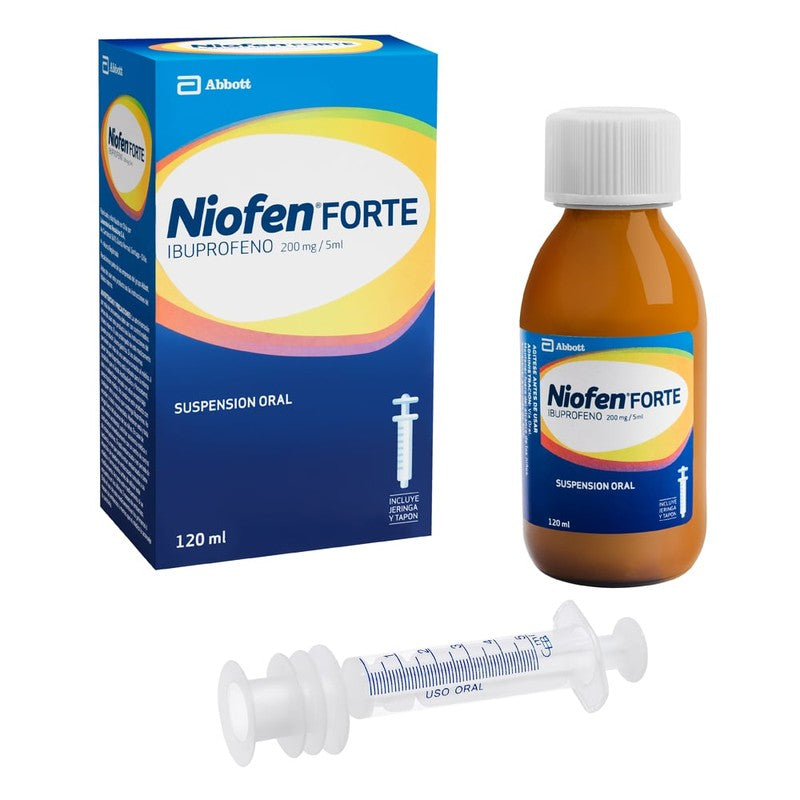 Niofen Fuerte Sus 200 mg x 120 ml (Ibuprofeno)